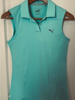 Puma Women's Pounce Sleeveless dryCELL Golf Shirt Size XS